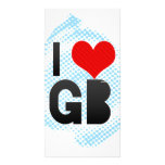 I Love GB photo cards