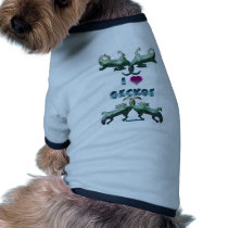 I Love Geckos pet clothing by iluvherps I Love Geckos pet clothing