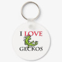 I Love Geckos keychains by tshirtshirts I Love Geckos keychains