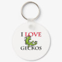 I Love Geckos keychains by tshirtshirts I Love Geckos keychains