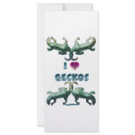 I Love Geckos rack cards