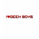i love geek boys white shirt