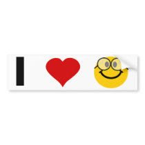 I love Geeks Bumper Sticker