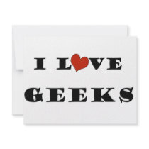 I Love Geeks invitations by iloveimiss I Love Geeks invitations
