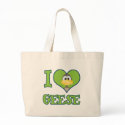 I Love geese bags