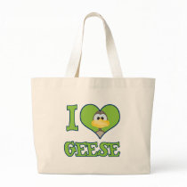 I Love geese bags by goofkins I Love geese bags