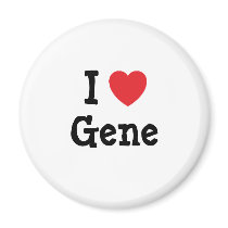 I love Gene heart custom personalized magnets by funnycustomtshirts I love Gene heart custom personalized magnets