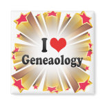I Love Geneaology Magnets