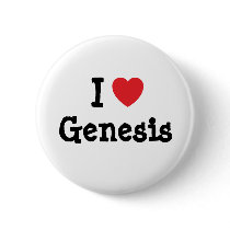 I love Genesis heart T-Shirt buttons by funnycustomtshirts I love Genesis heart T-Shirt buttons