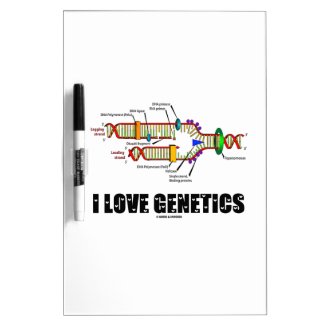 I Love Genetics (DNA Replication) Dry Erase Boards