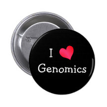 I Love Genomics Pin