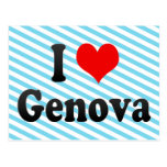 I Love Genova, Italy Post Cards