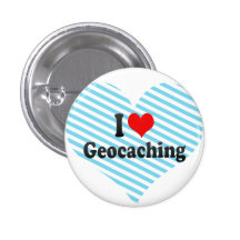 I love Geocaching Pin