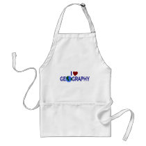 I Love Geography Aprons