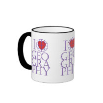 I Love Geography mugs by BiskerVille I Love Geography mugs
