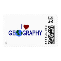 I Love Geography Stamps
