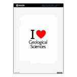 I Love Geological Sciences iPad 3 Decals