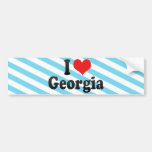 I Love Georgia Bumper Sticker