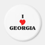 I Love Georgia Magnets