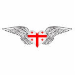 I Love Georgia -wings Acrylic Cut Out