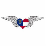 I Love Georgia -wings Photo Sculpture