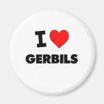 I Love Gerbils Magnets