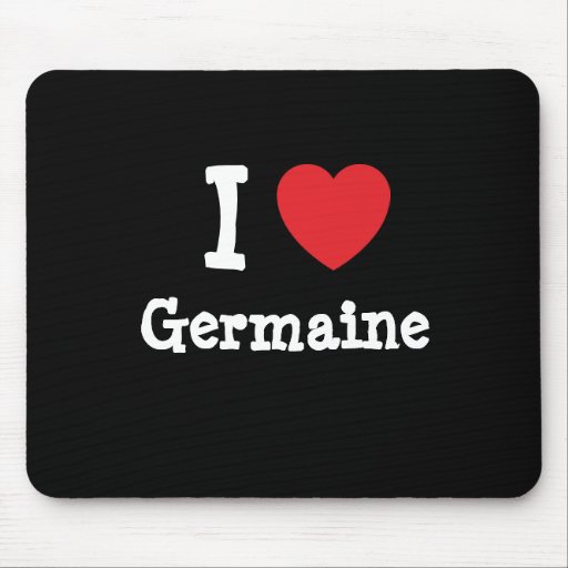 I love Germaine heart T-Shirt Mouse Mat