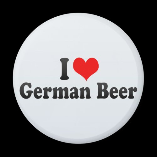 I Love German Beer Magnets