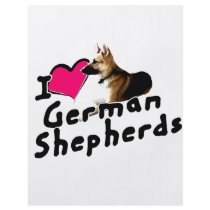 I love German Shepherds! flyers