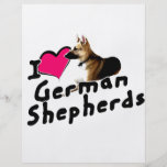 I love German Shepherds! Flyer Design