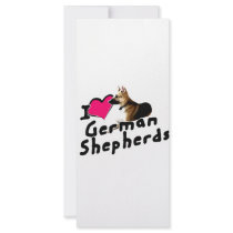 I love German Shepherds! rack cards