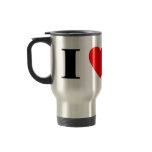 I Love German Shepherds Travel Mug
