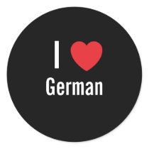 I love German stickers by funnycustomtshirts I love German stickers