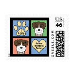 I Love German Wirehaired Pointers postage
