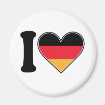 I Love Germany Magnet