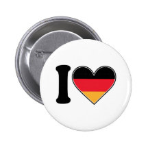 I Love Germany Pins