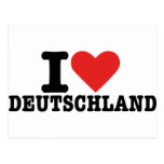I love Germany Postcard