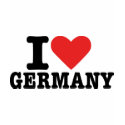 I love Germany t-shirts by Thinkdifferent I love Germany t-shirts