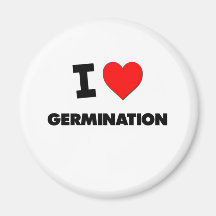 I Love Germination Refrigerator Magnet