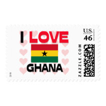 I Love Ghana postage