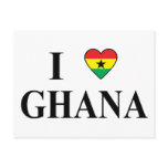 I Love Ghana Postcard