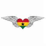 I Love Ghana -wings Photo Cutout