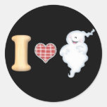 I Love Ghosts Stickers
