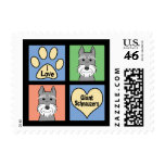 I Love Giant Schnauzers postage