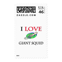 I Love Giant Squid postage by tshirtshirts I Love Giant Squid postage