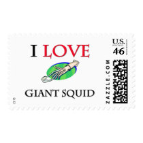 I Love Giant Squid postage by tshirtshirts I Love Giant Squid postage