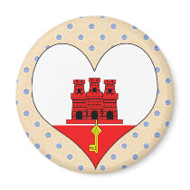 I Love Gibraltar Fridge Magnets