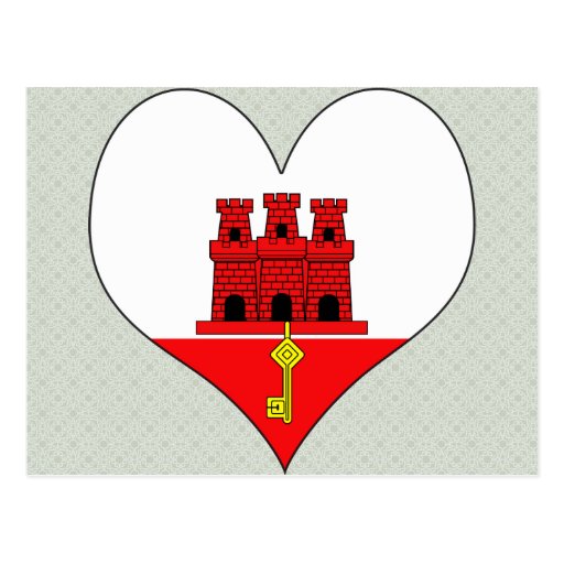 I Love Gibraltar Post Cards