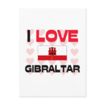 I Love Gibraltar postcards by tshirtshirts I Love Gibraltar postcards