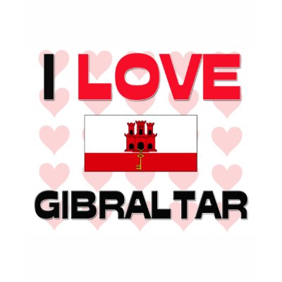 I Love Gibraltar T-shirt by tshirtshirts